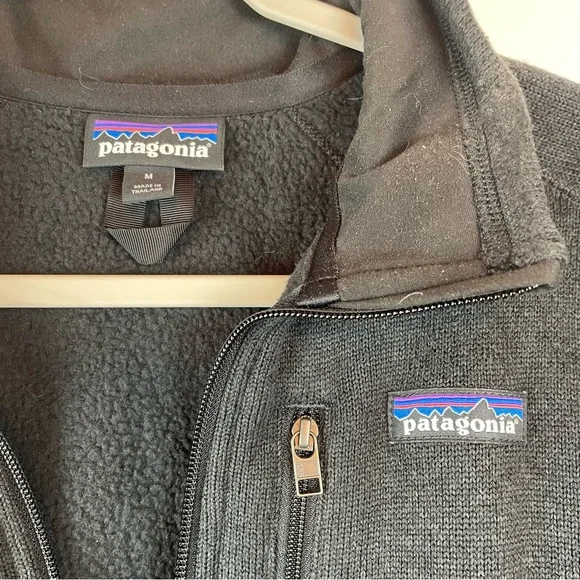 Patagonia Men’s Size Medium Half Zip Pullover Sweatshirt Charcoal Black Like New - Picture 4 of 5